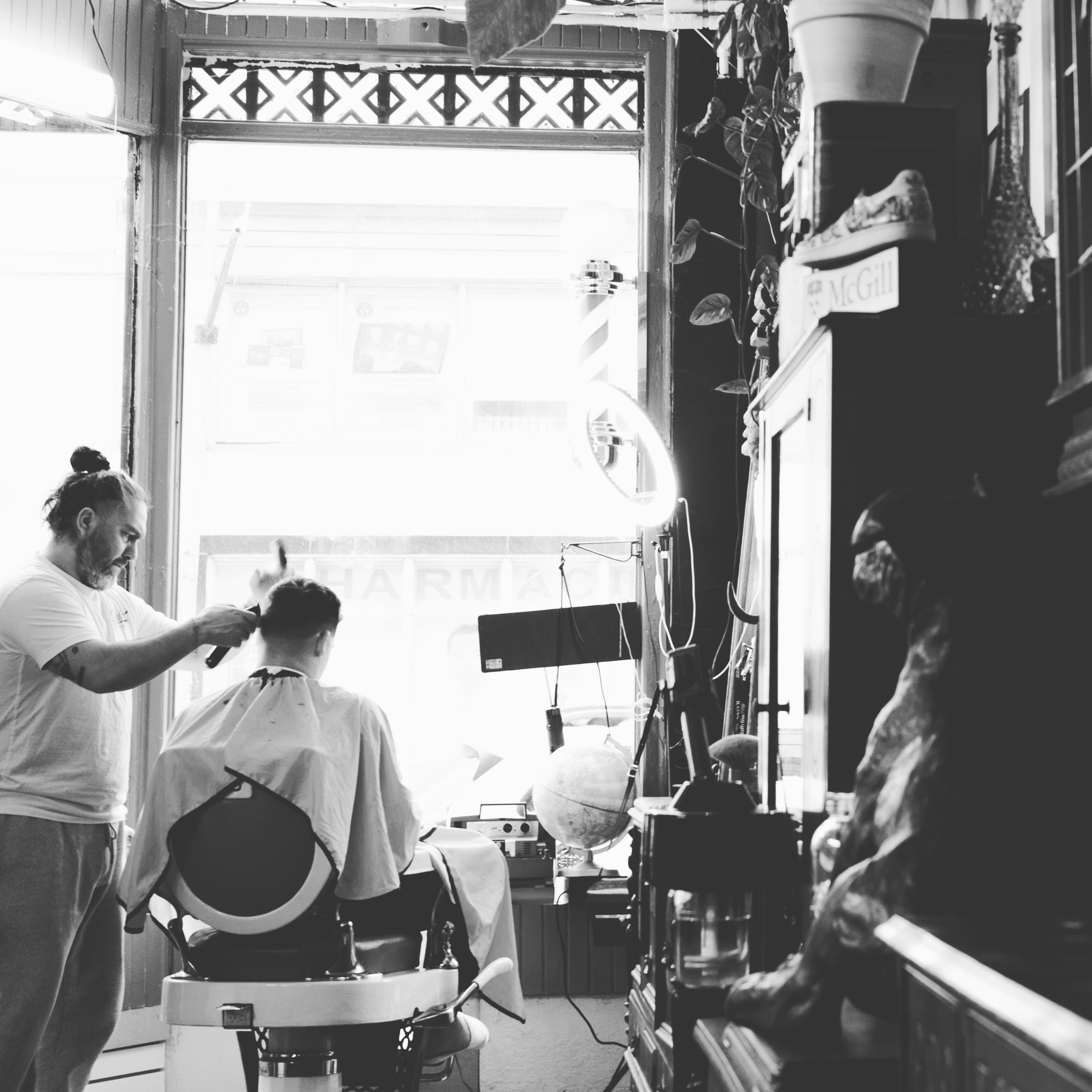 Inside the shop